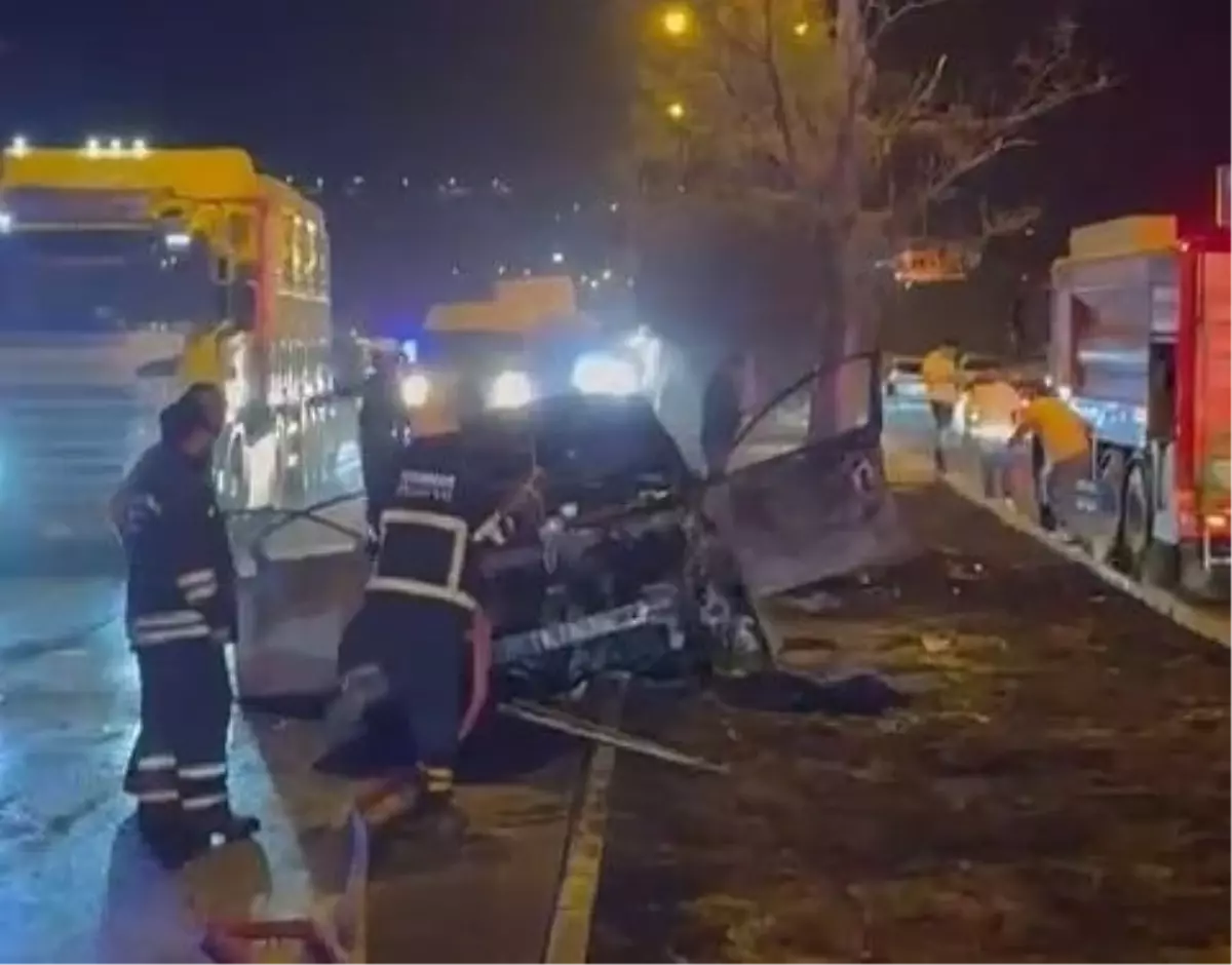 Diyarbakır’da Otomobil Yangını: 3 Yaralı