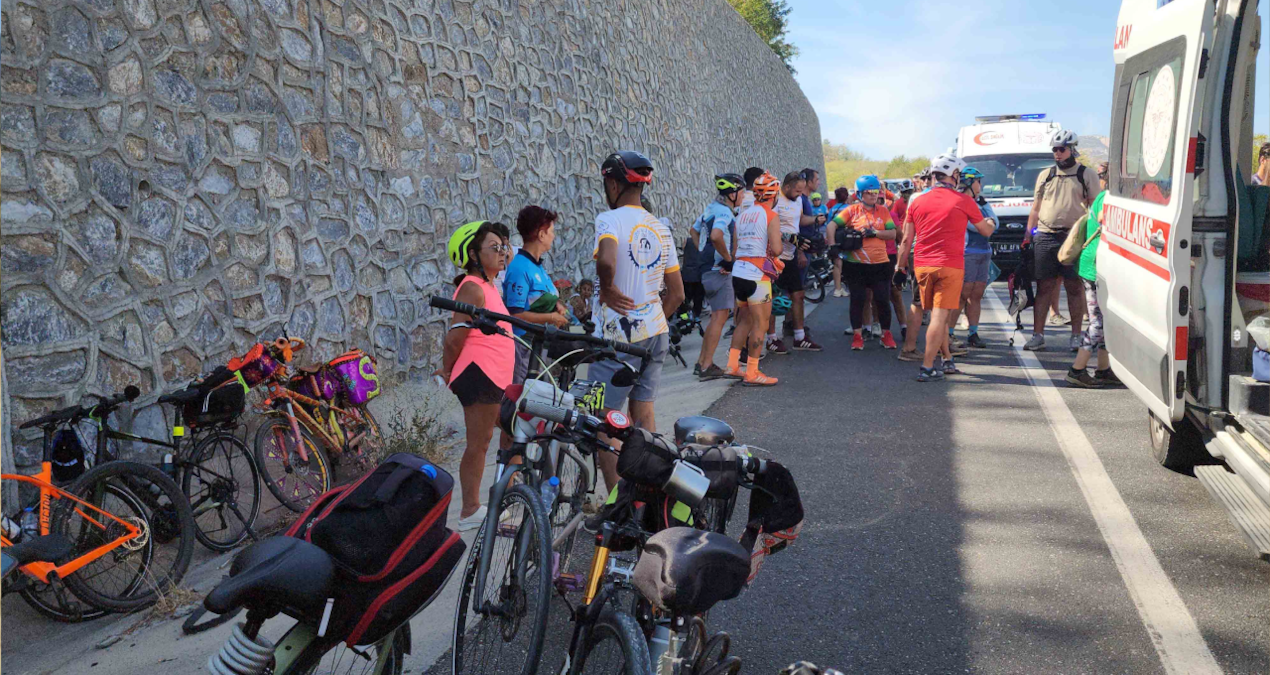 Muğla’da bisiklet gezisi faciaya dönüştü, 12 bisikletli yaralandı