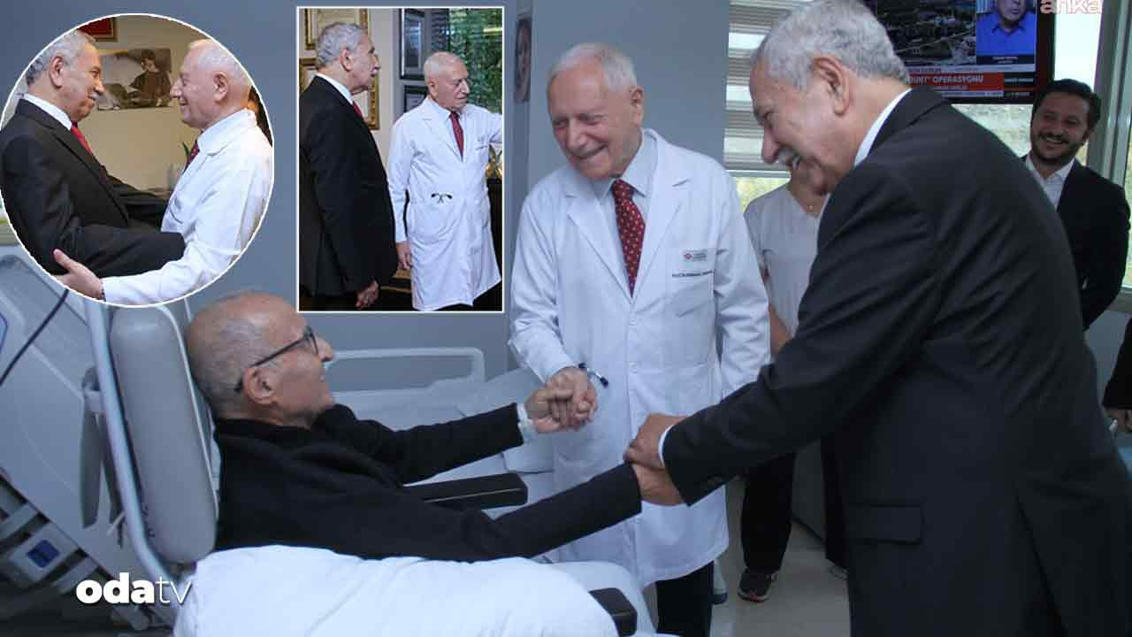 Bülent Arınç, Hikmet Çetin’i ziyaret etti: ‘Mehmet Haberal için ağlayacaktım’