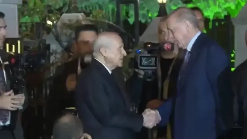 Cumhurbaşkanı Erdoğan MHP lideri Bahçeli’yi ziyaret etti