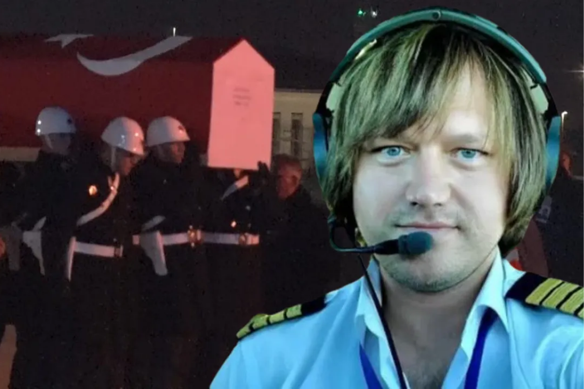 Hırvatistan’da şehit olan pilot Hasan Bahar’ın naaşı Türkiye’ye getirildi