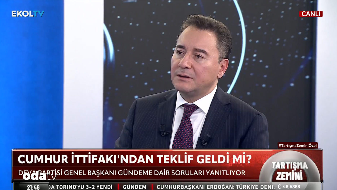 Ali Babacan’dan Cumhur İttifakı çıkışı