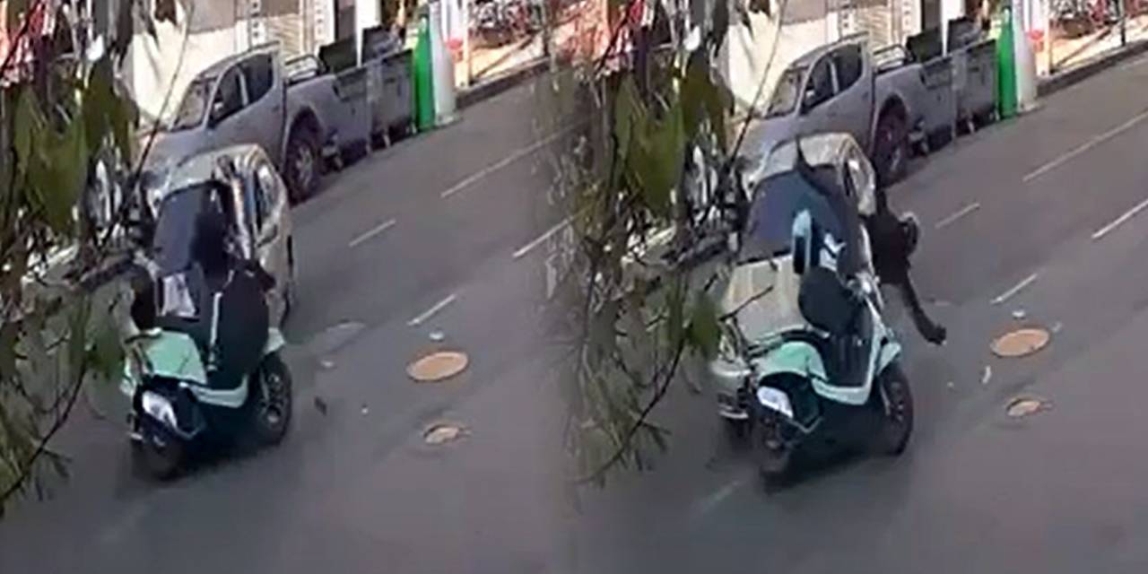 Tekirdağ’da korkutan kaza! Otomobille motosiklet çarpıştı