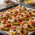 Hamur acmadan hazirlanan pratik lezzet patates tabanli pizza tarifi mu4G8Ydj