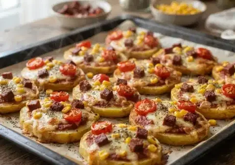 Hamur acmadan hazirlanan pratik lezzet patates tabanli pizza tarifi mu4G8Ydj